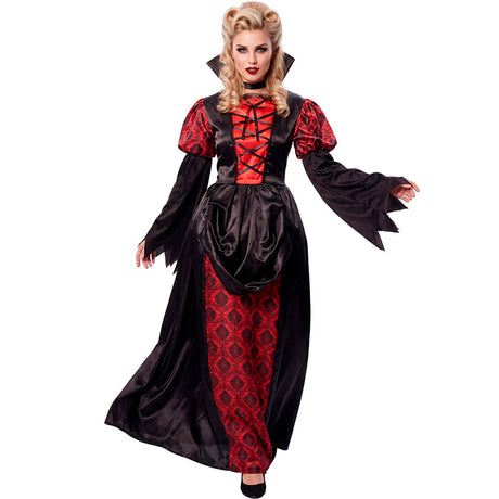 Disfraz de Reina Vampira para mujer dorso