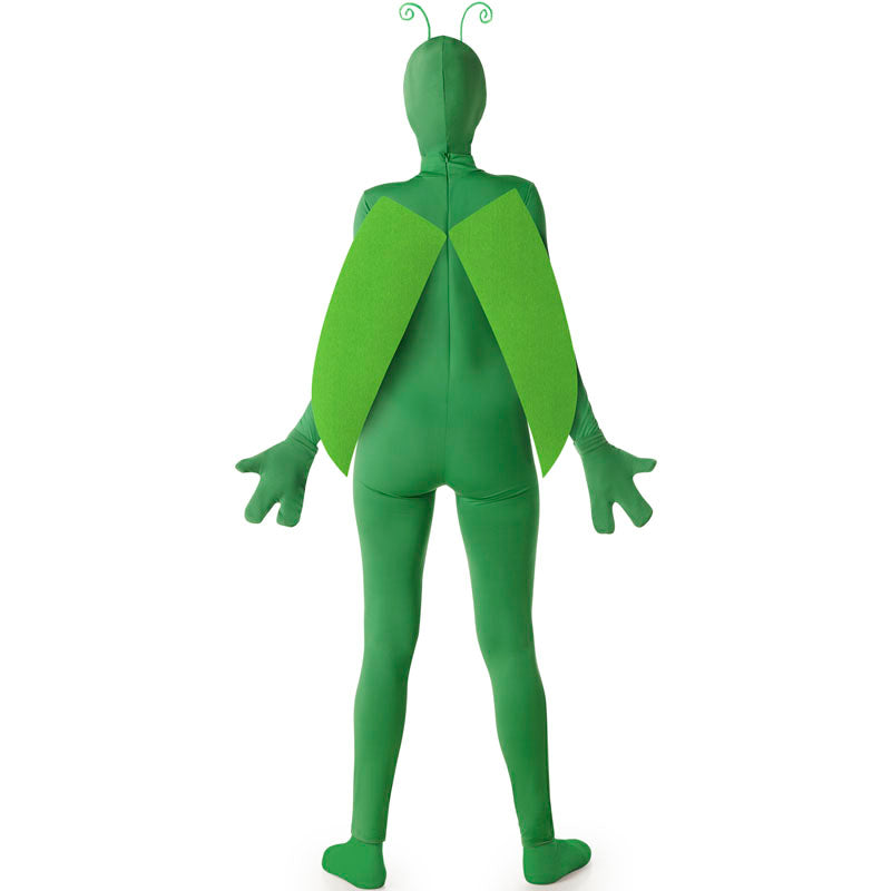 Disfraz de Saltamontes verde para mujer Espalda