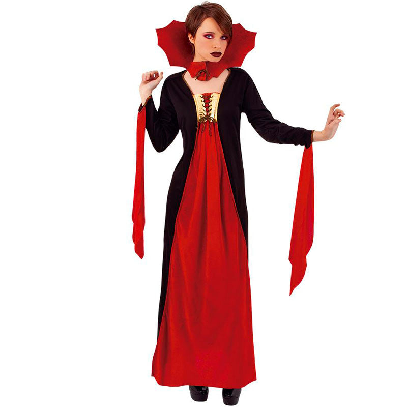 Disfraz de Vampiresa Gótica roja para mujer