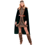 Disfraz de Vikinga Deluxe para mujer perfil