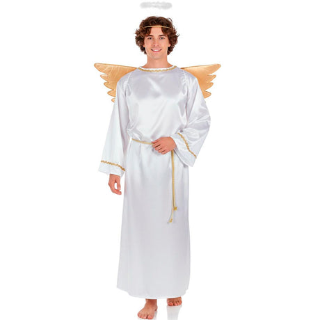 Disfraz de Ángel Navidad con alas para adulto
