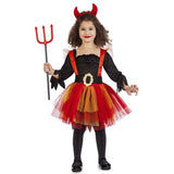 Disfraz de Diablesa Tutú Fuego para niña