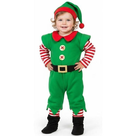 Disfraz de Elfo Navidad Tradicional para bebé