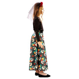 Disfraz Falda Día de los Muertos para niña Perfil