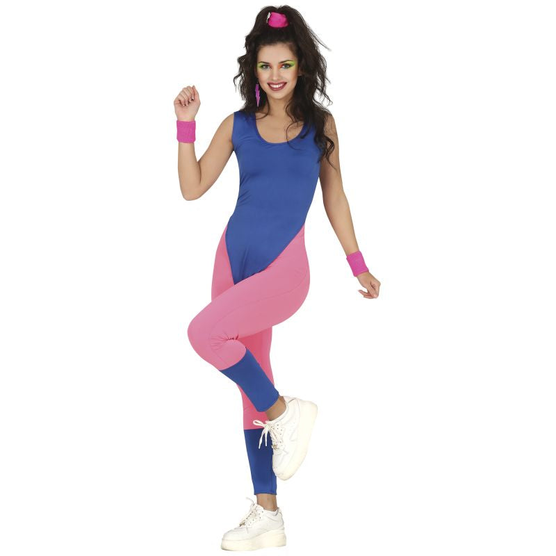 Disfraz de Fitness Años 80 para mujer Bis