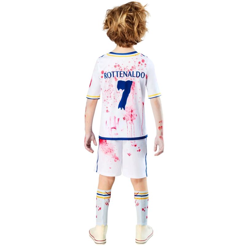 Disfraz de Futbolista infectado para niño Espalda