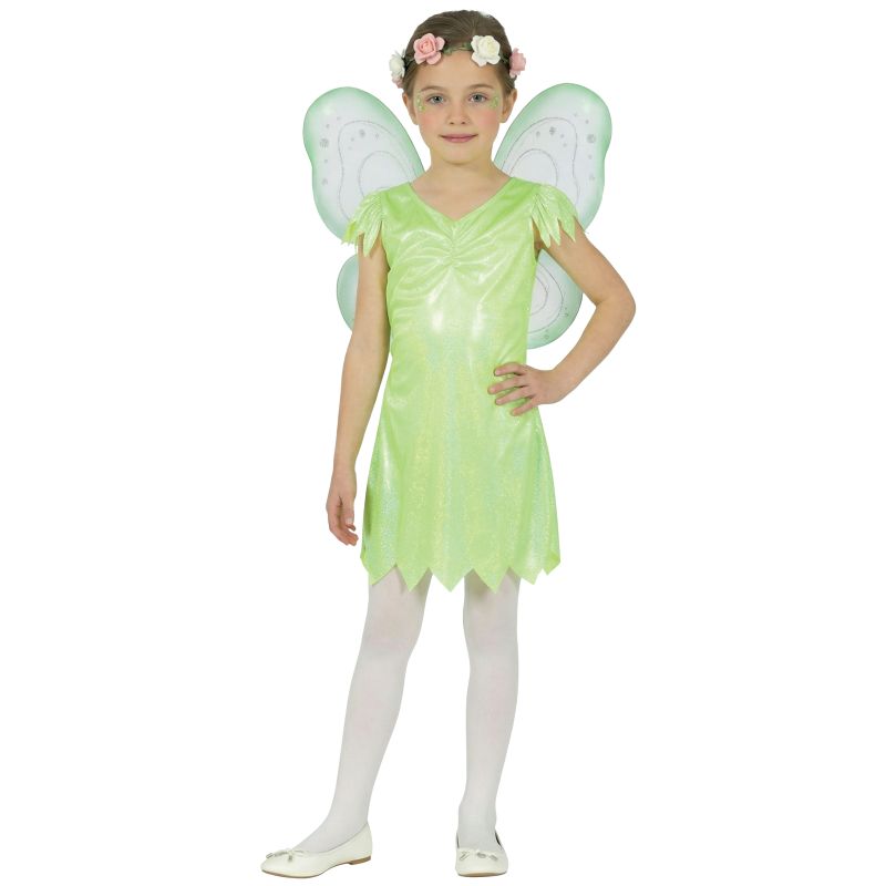 Disfraz de Hada Verde Fantasía para niña
