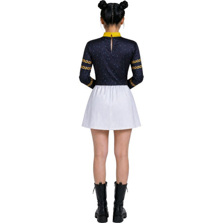 Disfraz de K-pop Silver Leader Classic para mujer Espalda