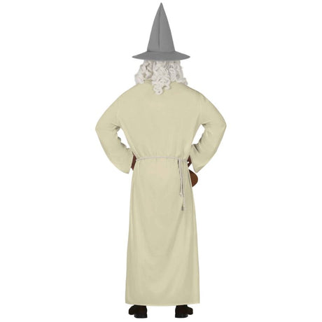 Disfraz de Mago Blanco para hombre Espalda
