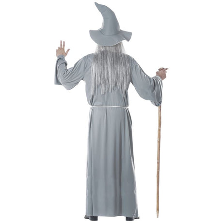 Disfraz de Mago Gandalf El Gris para hombre Espalda