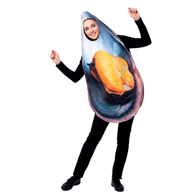 Disfraz de Mejillón adulto unisex Mujer