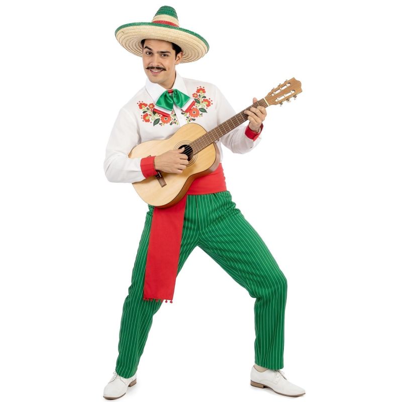 Disfraz de Mexicano verde para hombre