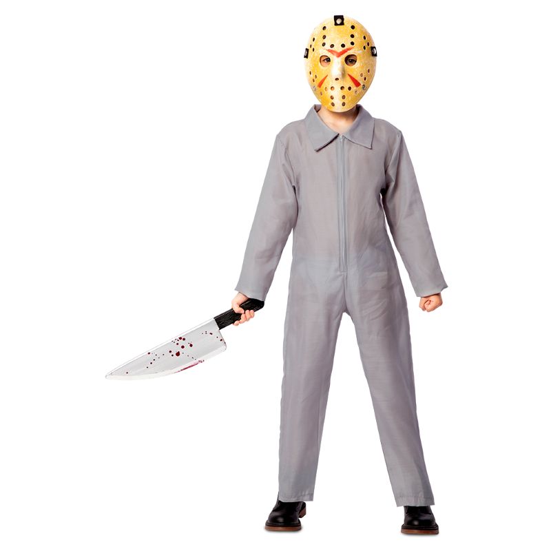 Disfraz de Mono de Trabajo Gris infantil Bis