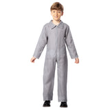 Disfraz de Mono de Trabajo Gris infantil