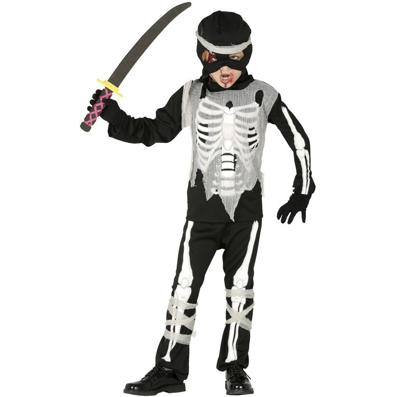 Disfraz de Ninja Skull Kombat para niño