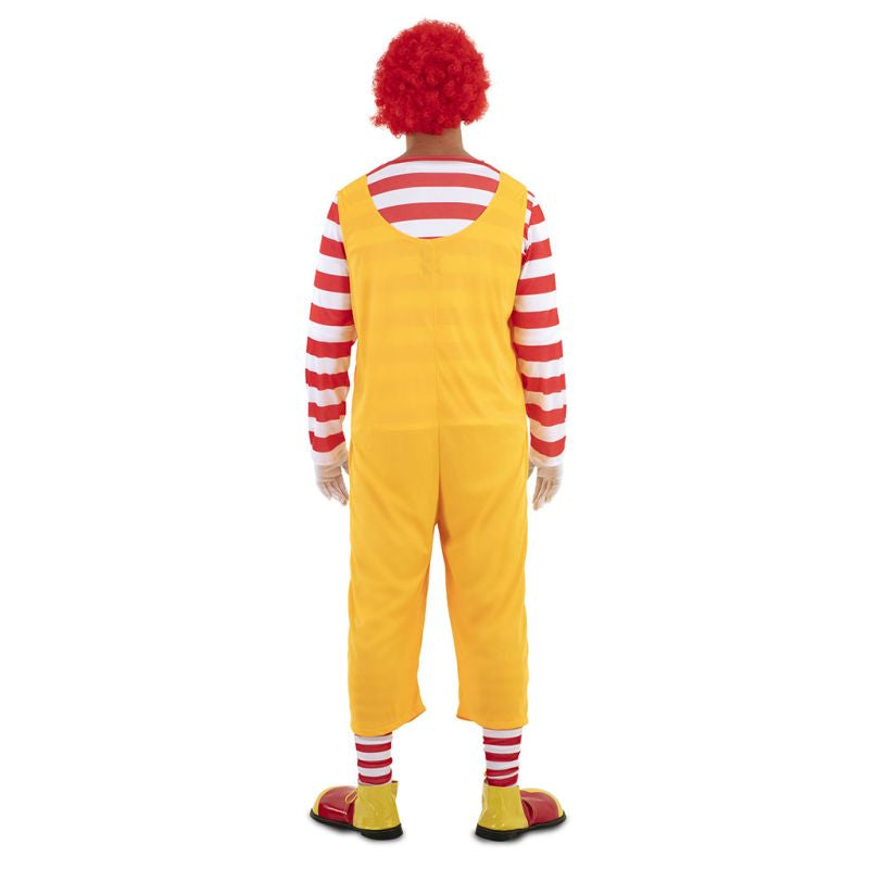 Disfraz de Payaso Ronaldo para hombre Espalda
