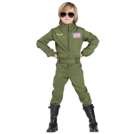 Disfraz de Piloto Avión Combate infantil