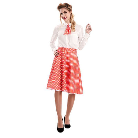 Disfraz de Pin Up Rojo para mujer