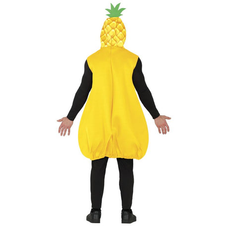 Disfraz de Piña Natural para hombre Espalda