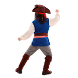 Disfraz de Pirata Jack para niño Espalda