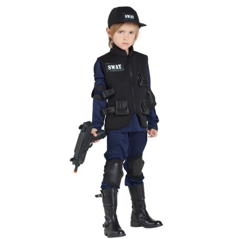 Disfraz de Policía Especialista SWAT para niño