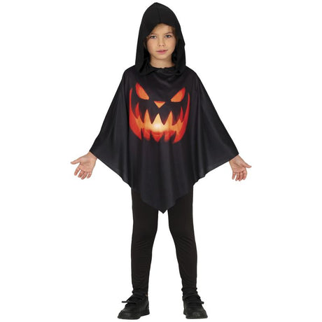 Disfraz de Poncho Calabaza Endemoniada infantil