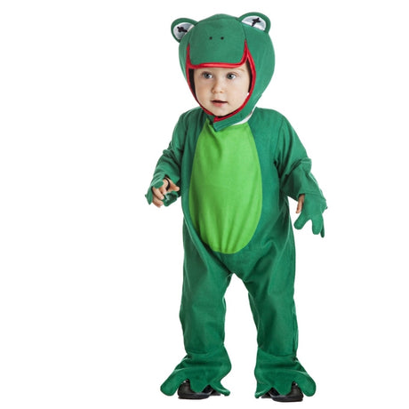 Disfraz de Ranita Verde Saltarina para bebé
