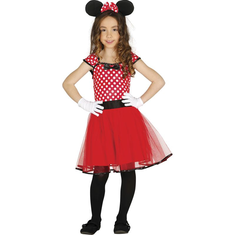 Disfraz de Ratoncita Minnie con Tul para niña