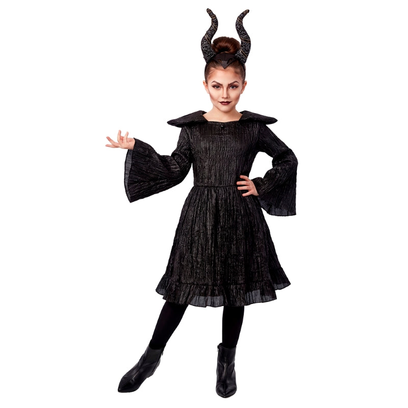 Disfraz de Reina Oscura Maléfica para niña