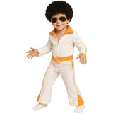 Disfraz de Rockero Elvis Dorado para niño