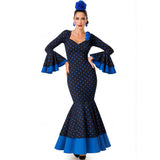 Disfraz de Sevillana Azul para mujer