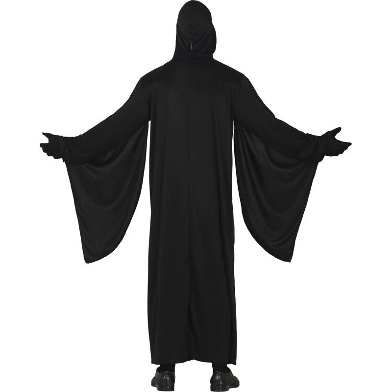 Disfraz de Sombra Nocturna para hombre Espalda