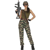 Disfraz de Teniente Militar para mujer