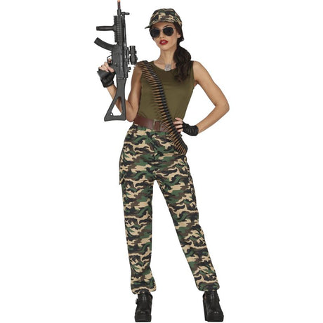 Disfraz de Teniente Militar para mujer