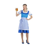 Disfraz de Tirolesa Oktoberfest Azul para mujer