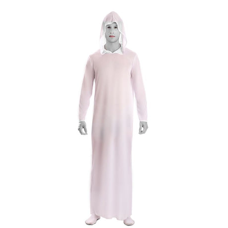 Disfraz Túnica Blanca con Capucha adulto unisex