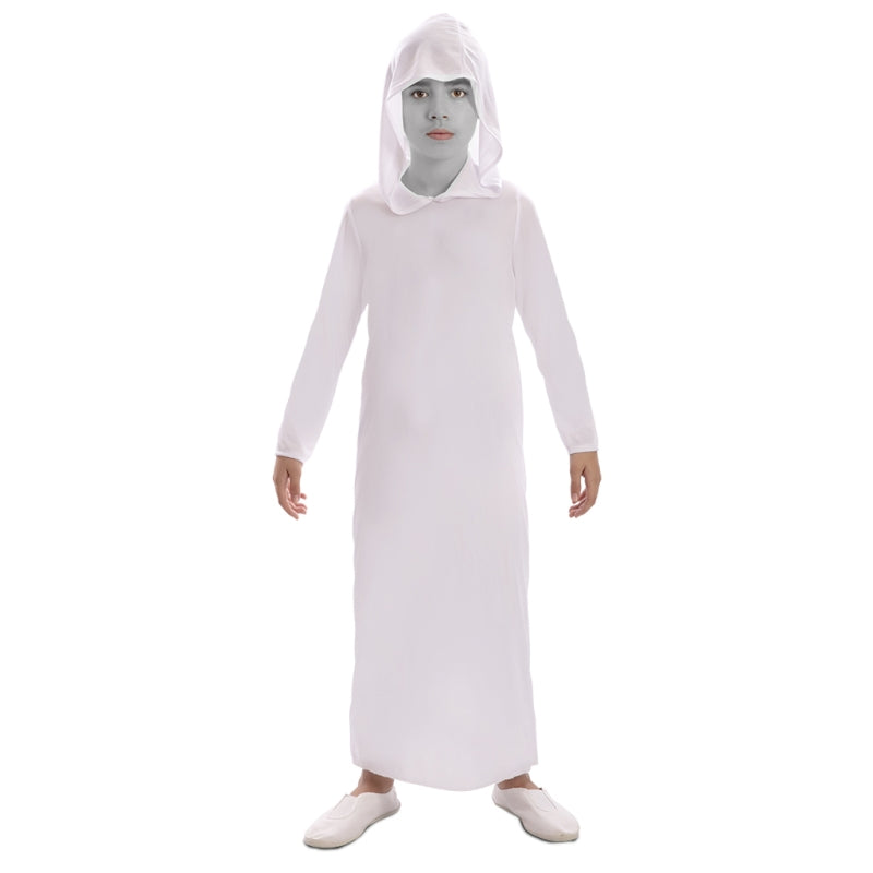 Disfraz de Túnica Blanca con Capucha infantil