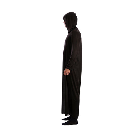 Disfraz Túnica Negra con Capucha adulto unisex Perfil