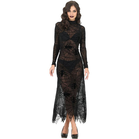 Disfraz de Vestido Encaje Gótico para mujer