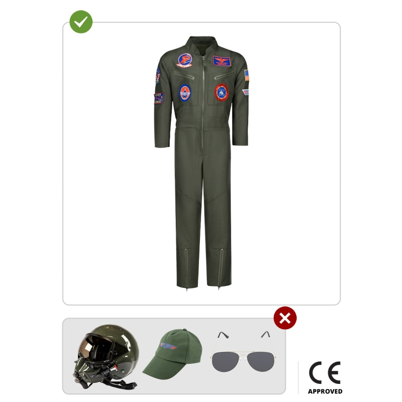 Disfraz de Aviador de Top Gun para niño Contenido