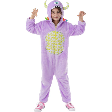 Disfraz de Monstruo Colorido para niña