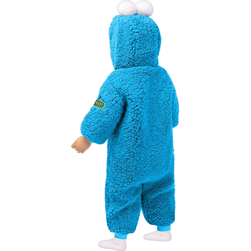 Disfraz del Monstruo de las Galletas para bebé - Barrio Sésamo Espalda