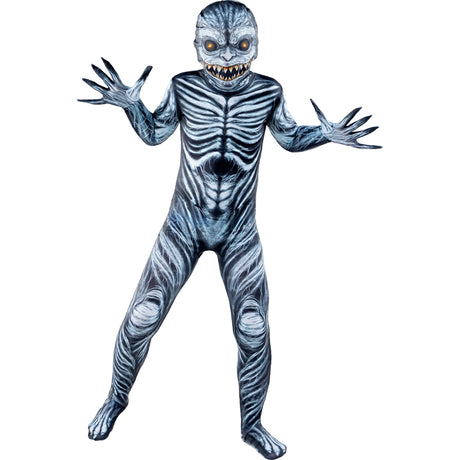 Disfraz de Monstruo segunda piel para niño