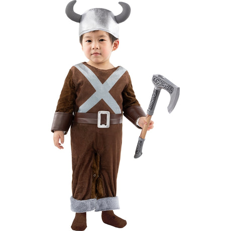Disfraz de Vikingo Salvaje para bebé Bis