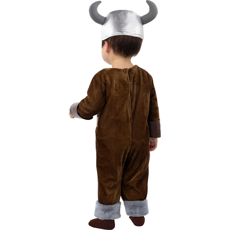 Disfraz de Vikingo Salvaje para bebé Espalda