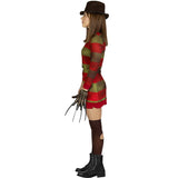 Disfraz de Freddy Krueger de Pesadilla en Elm Street para mujer Perfil