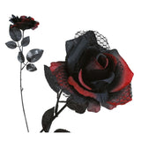 Flor Roja y Negra