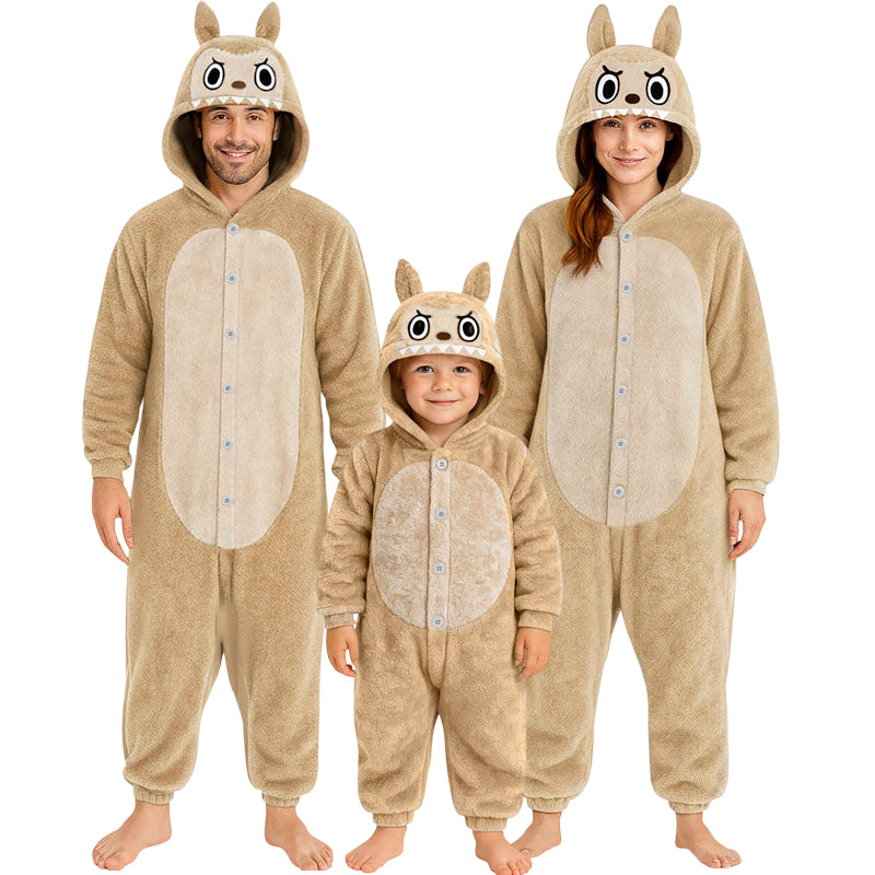 Disfraces Labubu Beige para grupos y familias