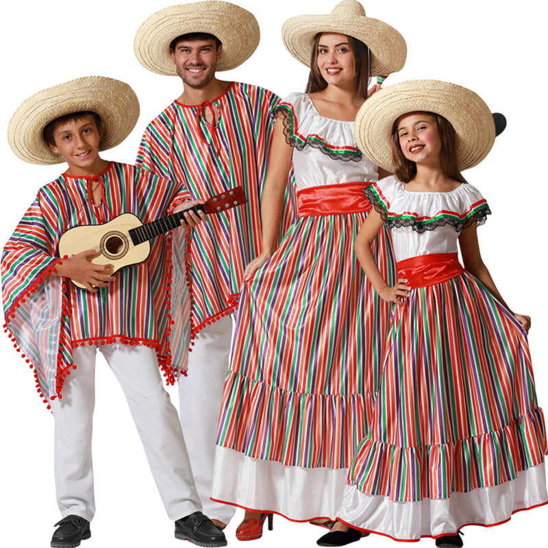 Disfraces Mexicanos Folclóricos para grupos y familias