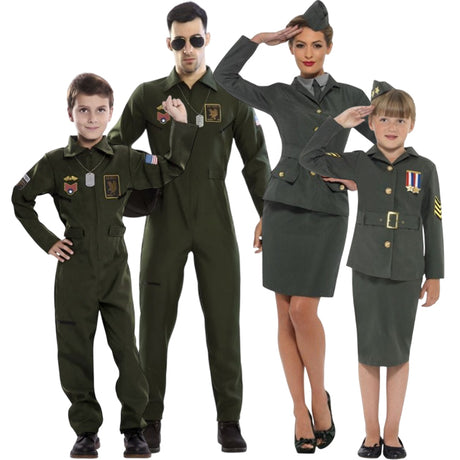 Disfraces Militar Segunda Guerra Mundial para grupos y familias